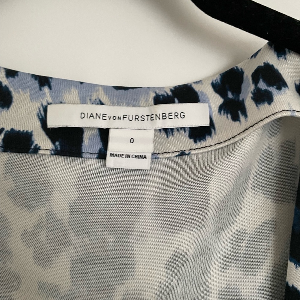 DVF Leopard Print Wrap Dress